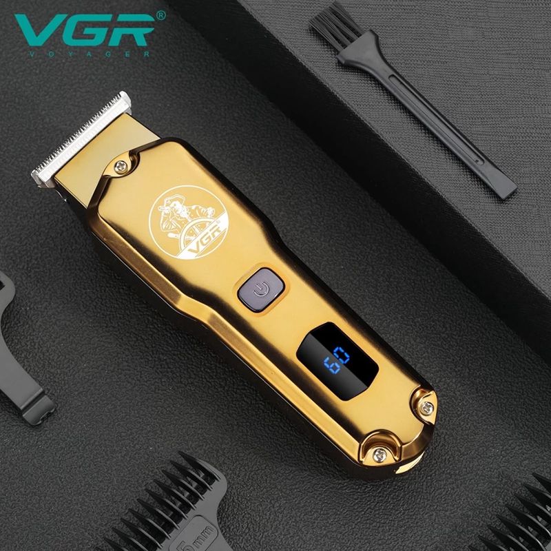 VGR V-927 Professional Yenidən Doldurulan Kişi Saç Kəsicisi LCD Displeyli Elektrikli Saç Kəsmə Makinası Kişi Qulluq Təraş Trimmeri — Usturalar, trimmerler və epilyatorlar, Bakı (4)
