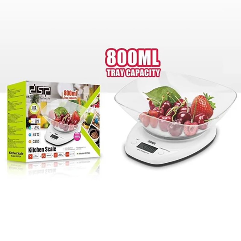 DSP KD-7034 Elektronik Mətbəx Tərəzisi Protativ Həssas Tərəzi 5 Kq — Tərəzi, Bakı (3)