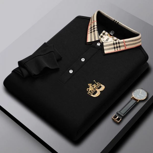Polo Bestmen pambıq trikotaj uzunqol yaraşıqlı və dəbli kişi köynəyi — Kişi geyimi, Bakı (2)
