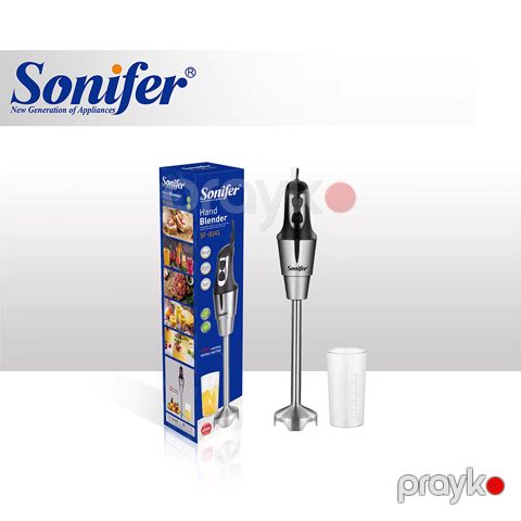 Sonifer SF-8141 Çoxfunksiyalı Elektrikli Əl blenderi Yüksək Keyfiyyətli Portativ Əl Blenderi 650W — Bakı