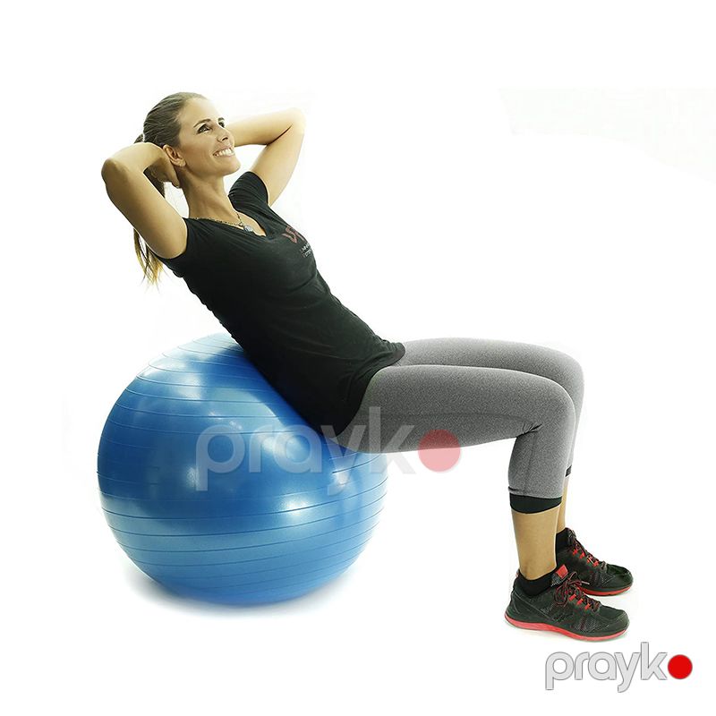 Sweat 65sm Yoga Pilates Topu Qadınlar və Kişilər üçün Keyfiyyətli Fitness Topu Əl Nasosu daxil — Fitness və yoqa, Bakı (4)
