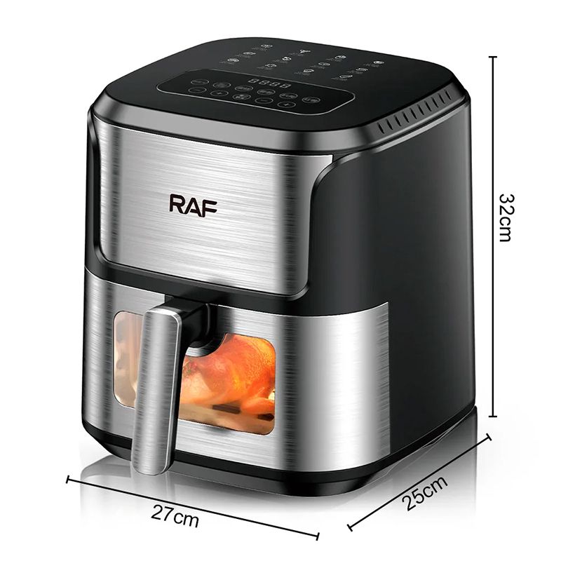 RAF R.5328 Airfryer Elektrikli Qızardıcı Hava Fritöz Tutumu 6,8L — Digər mətbəx texnikası, Bakı (5)