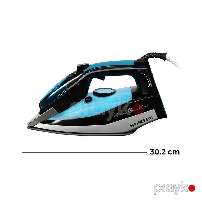 Kumtel HMU-02 Keramika Altlıqlı Buxarlı Ütü 2500 W — Ev texnikası, Bakı (4)