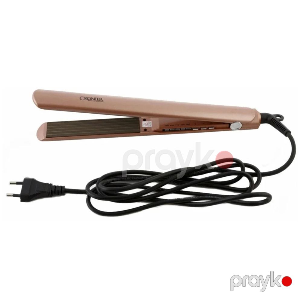 Professional Lcd displey Saç Buruq Feni 950F Cronier Saç Keramik Üzlüklü Peşəkar Vafle Saç Ütüsü — Fən, Bakı (3)