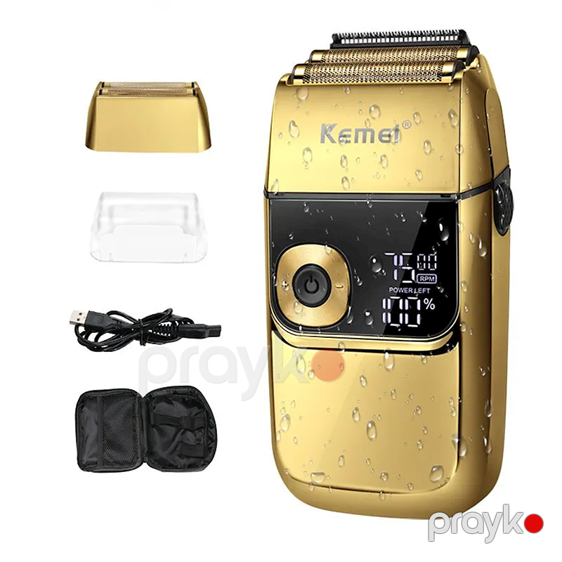 Kemei 5W Gücə Malik Trimmer Elektrikli Təkrar Doldurulan Saqqal Təraş Aparatı KM-2028 — Usturalar, trimmerler və epilyatorlar, Bakı (2)