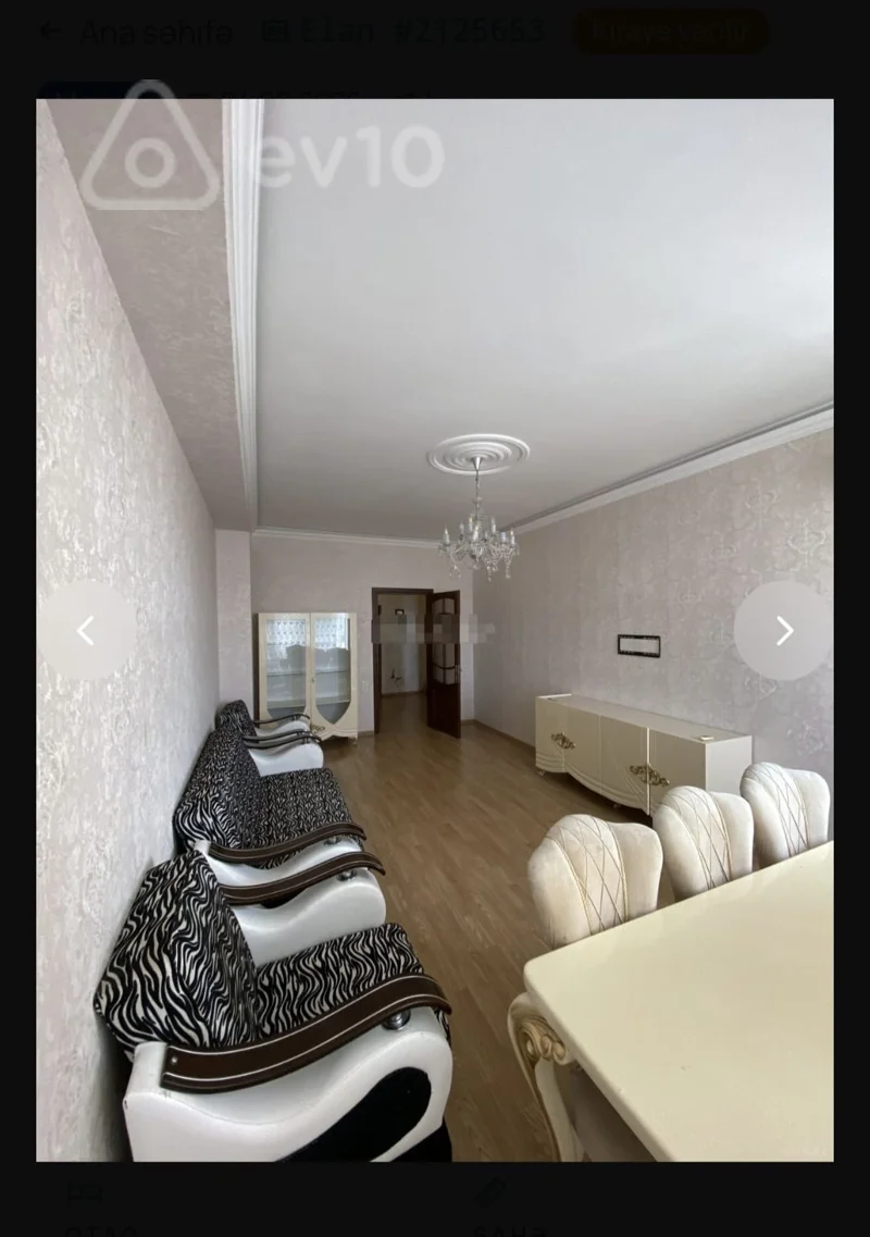 2 otaqlı mənzil, 80 m², Cəfər Xəndan — kirayə — Mənzil, Bakı (2)