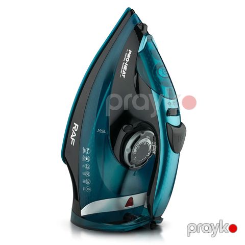RAF Professional Yüksək Keyfiyyətli Buxar Ütü Keramika Altlıq Yüksək Güclü 2800W — Bakı