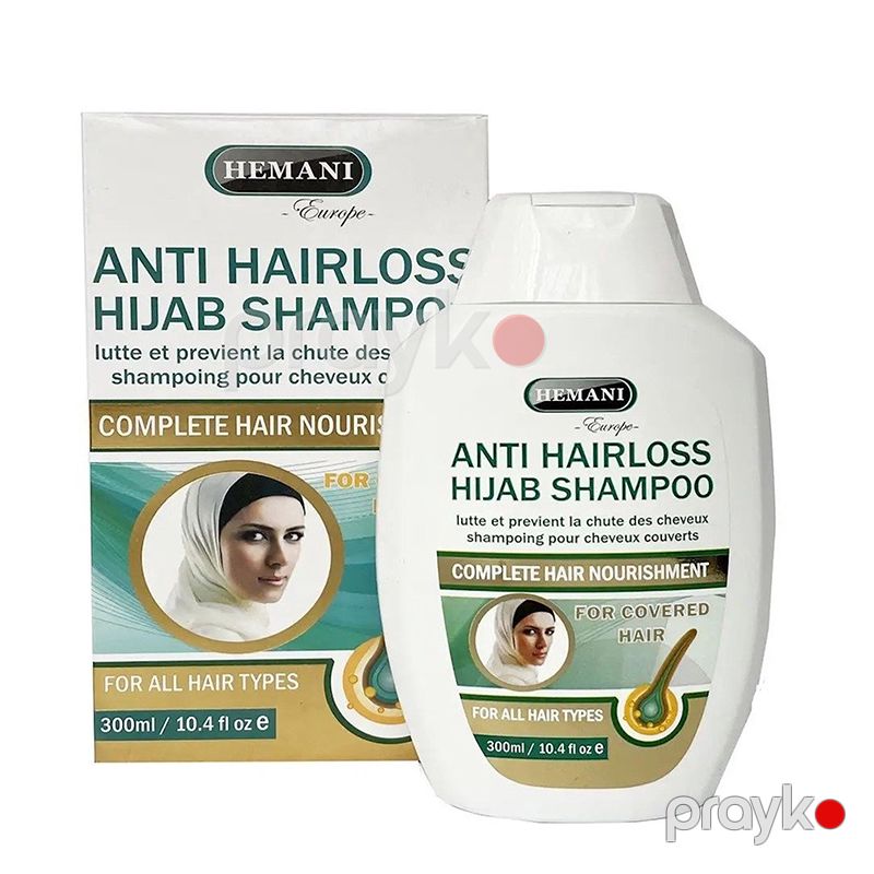 Hemani Anti Hairloss Hijab Shampoo – Saç Tökülməsinə Qarşı Hicab İstifadəçiləri üçün Şampun (300 ml) — Saç qayığı, Bakı (2)