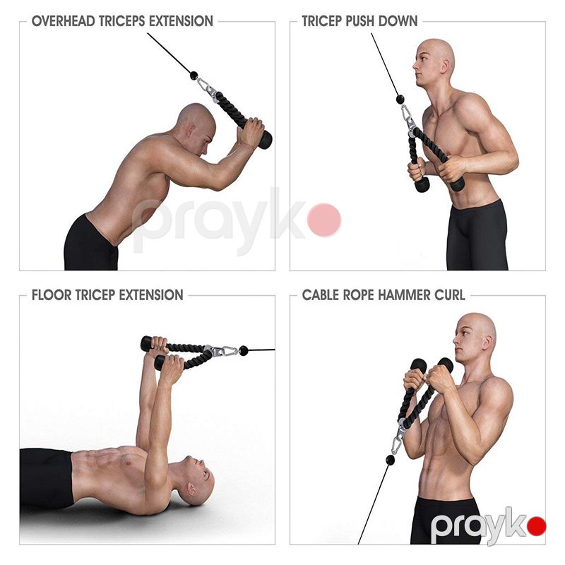 Triceps Kəndiri Fitness Məşq Krosfit Biceps Əzələ Təlimi Çəkmə İpi Fitness Kəndiri — Fitness və simulyatorlar, Bakı (5)