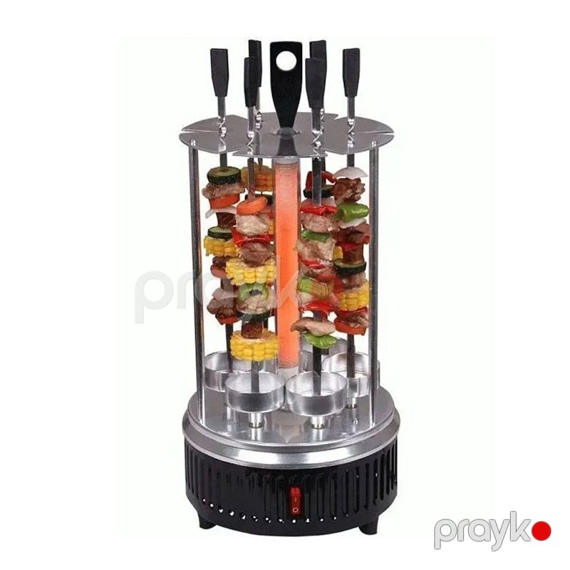 Sokany SK-6111 Çoxfunksiyalı Elektrikli Manqal Şaquli Portativ Fırlanan Barbekü 1000W — Soba və qrillər, Bakı (4)