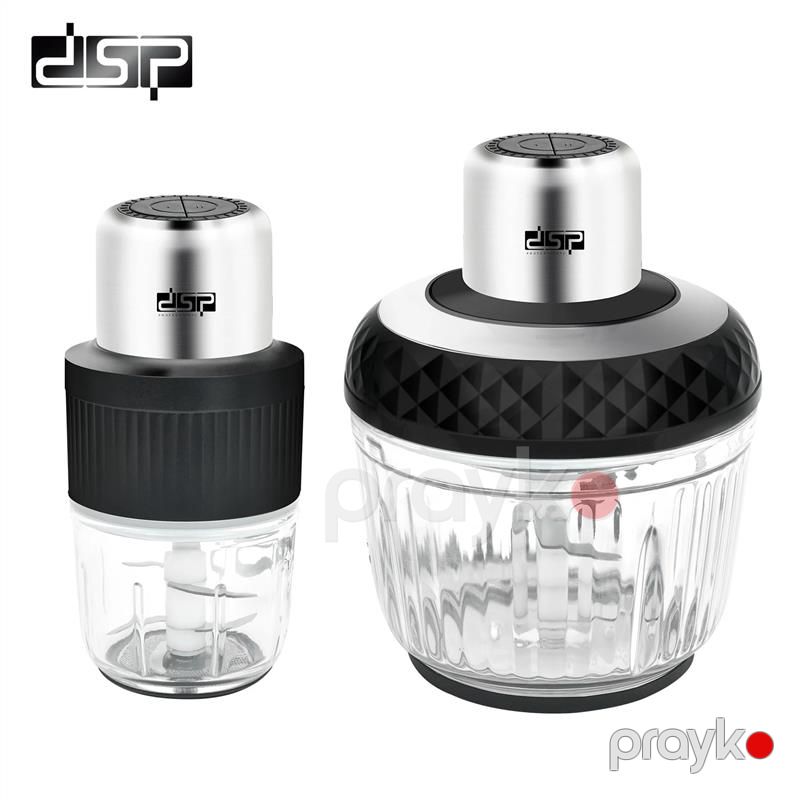 DSP 2-si 1 Arada Peşəkar Mətbəx Doğrayıcısı 300W Gücə Məxsus Polad Qida Doğrayıcısı S Formalı Polad Doğrayıcı Dəsti — Blenderlər, xırdalayanlar və mikserlər, Bakı (4)