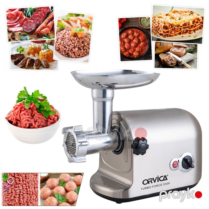 Orvıca Paslanmayan Polad Ət Çəkən maşın Elektrikli Ət Doğrayıcı Kolbasa Doldurma Maşını ORM-3580 — Digər mətbəx texnikası, Bakı (3)