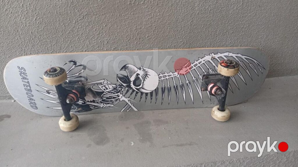 Skateboard – tam komplekt - Taxta: klassik formaya malik, iki uclu — Skeytbordlar, Bakı (3)