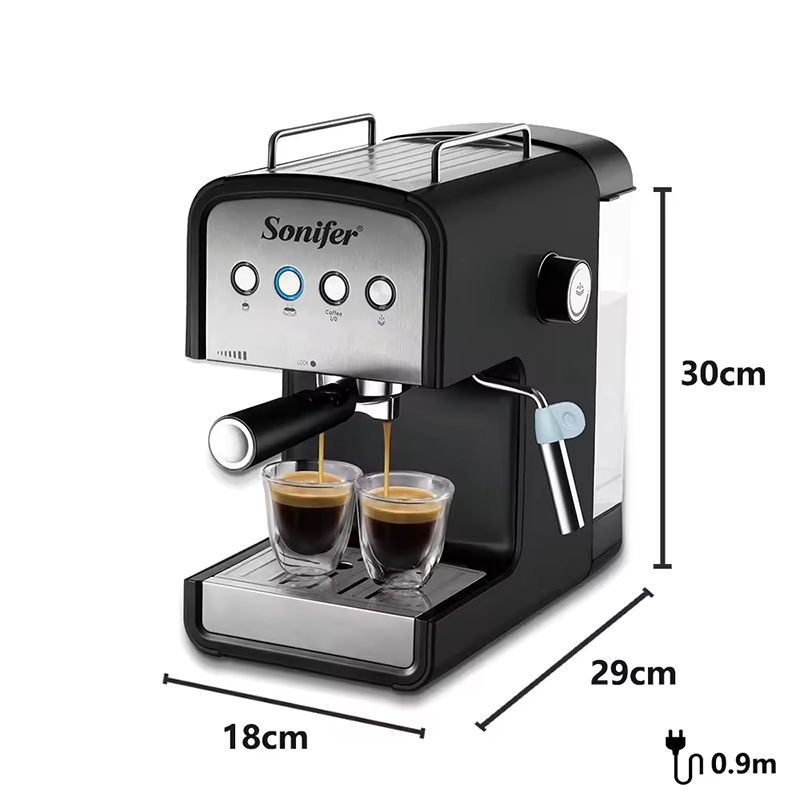 Sonifer SF-3529 Çoxfunksiyalı Qəhvə Maşını Yüksək Keyfiyyətli Kappuçino Espresso Kofe Hazırlayan Aparat 850 W — Digər mətbəx texnikası, Bakı (6)