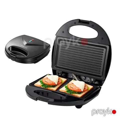 Sokany SK-BBQ-846 Çoxfunksiyalı Elektrikli Toster Sandviç Biftek İzgaralar Hazırlayıcı Toster 700 W — Bakı