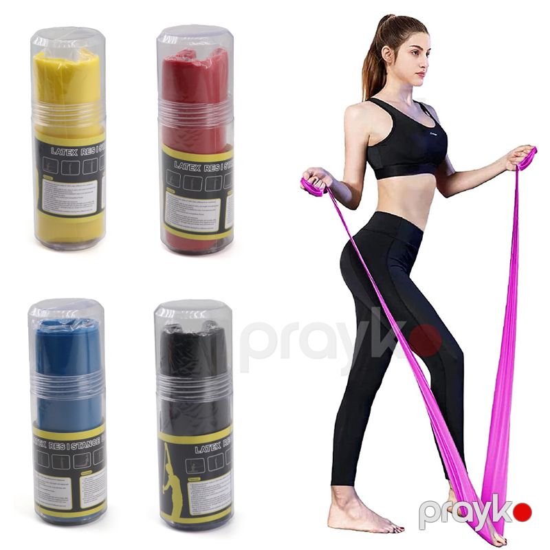 Pilates Yoga Müqavimət Bandı Davamlı Fitness Elastik Bands Müxtəlif Məşq Qrupları Üçün Elastik Band — Fitness və yoqa, Bakı (3)