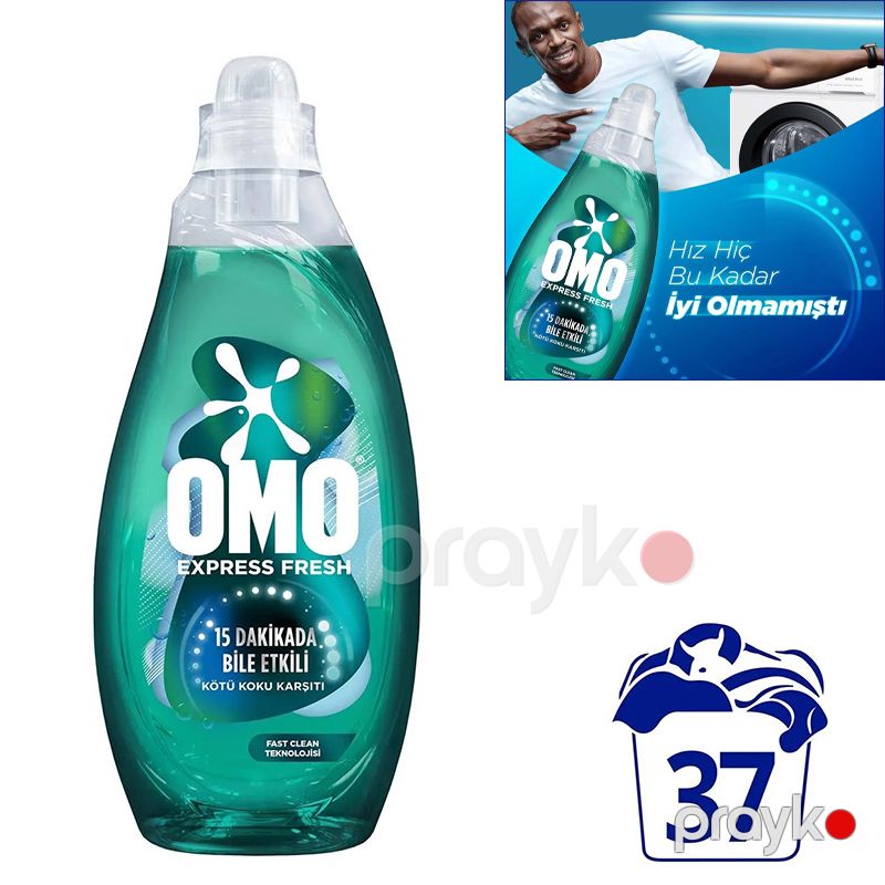 Omo Express Fresh Pis Qoxuya Qarşı 1.480 Ml Təzə Kimi Ağ və Rəngli Geyimlə Üçün Maye Yuyucu Beyaz Renkliler Deterjanı — Mallar, Bakı (4)