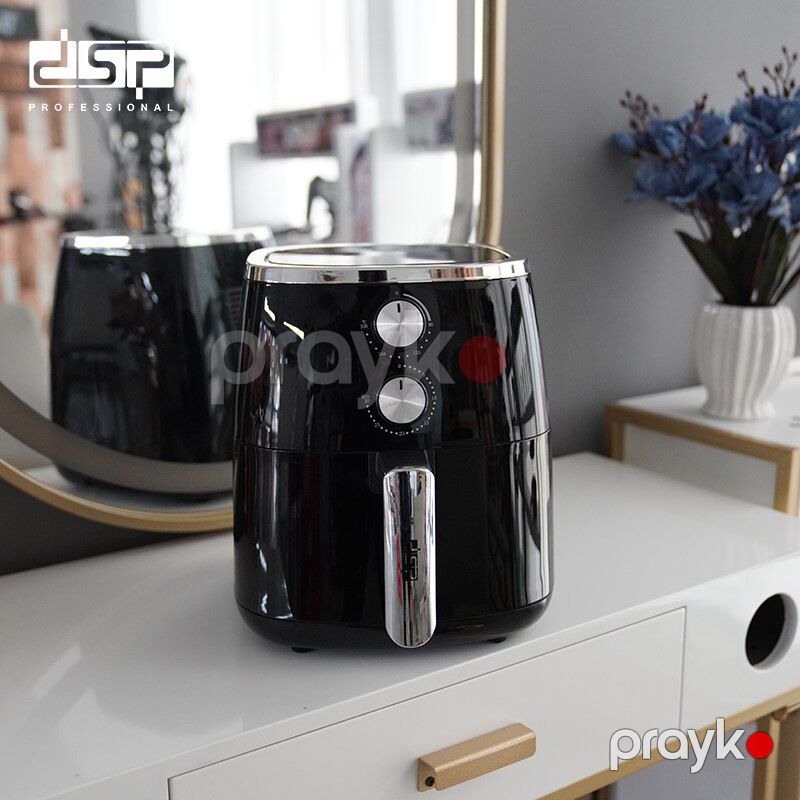 DSP Elektrikli Avtomatik Hava Fritözü 1500W Güclü Dairəvi Vizual İsti Qızardıcı Air Fryer 5.5L Tutuma Sahib Kvadrat Formalı Fritöz — Digər mətbəx texnikası, Bakı (2)