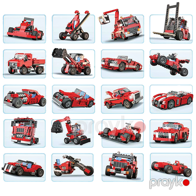 Lego Avtomobil Oyunu 3110 23 Fərqli Avtomobil Hazırlaya Bilərsiniz Yarış Avtomobili Yük Maşını Blok Kərpic Oyuncaq — Oyuncaqlar, Bakı (6)