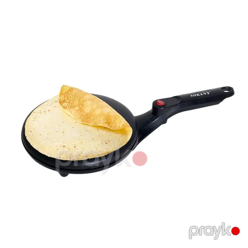 Yeni Çoxfunksiyalı Keyfiyyətli Sokany Elektrikli Krep Aləti Professional Pancake Krep Hazırlayan Maşın 650W — Toster və vaflyasıcı, Bakı (3)