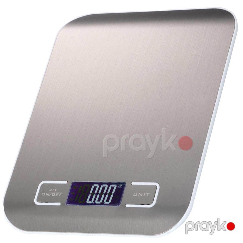 DSP Mətbəx Tərəzisi 1Kg-5 kq Gümüş Reqemsal LED Ekran Mətbəx Tərərzisi Paslanmayan Polad Protativ Tərəzi — Tərəzi, Bakı (5)
