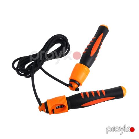 Tənzimlənən Sayağaclı Atlama İpi Sürüşməz Tutacaqlı Jump Rope Calorie — Bakı