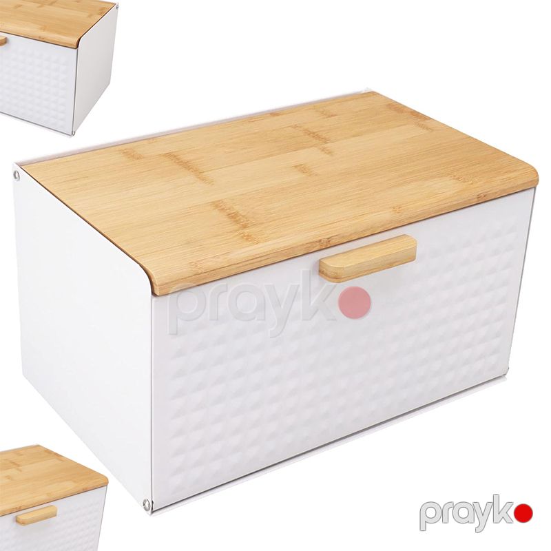 Bambu Çörək Qabı Bamboo Roll Böyük Tutumlu Premium Material Taxta Çörək Qabı Üst Qapaqlı Asan Giriş Vintage Dizaynı İlə Çörək Qabı — Qablar və mətbəx əşyaları, Bakı (4)