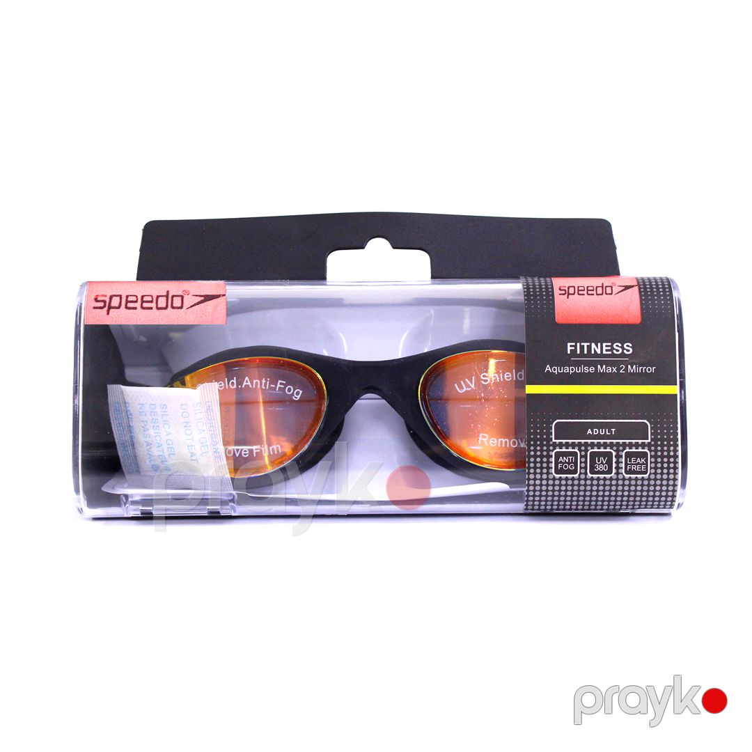 Yeni Speedo Aquapulse Max 2 Mirror Qara Üzgüçülük eynəkləri — İdman, hobi, istirahət, Bakı (5)