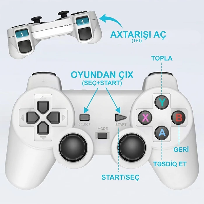 X10 Plus: 4K Smart Proyektor və Retro Oyun Konsolu — Sizin Şəxsi Kinoteatrınız və Oyun Arenanız 2-si 1-də — Elektronika, Bakı (3)