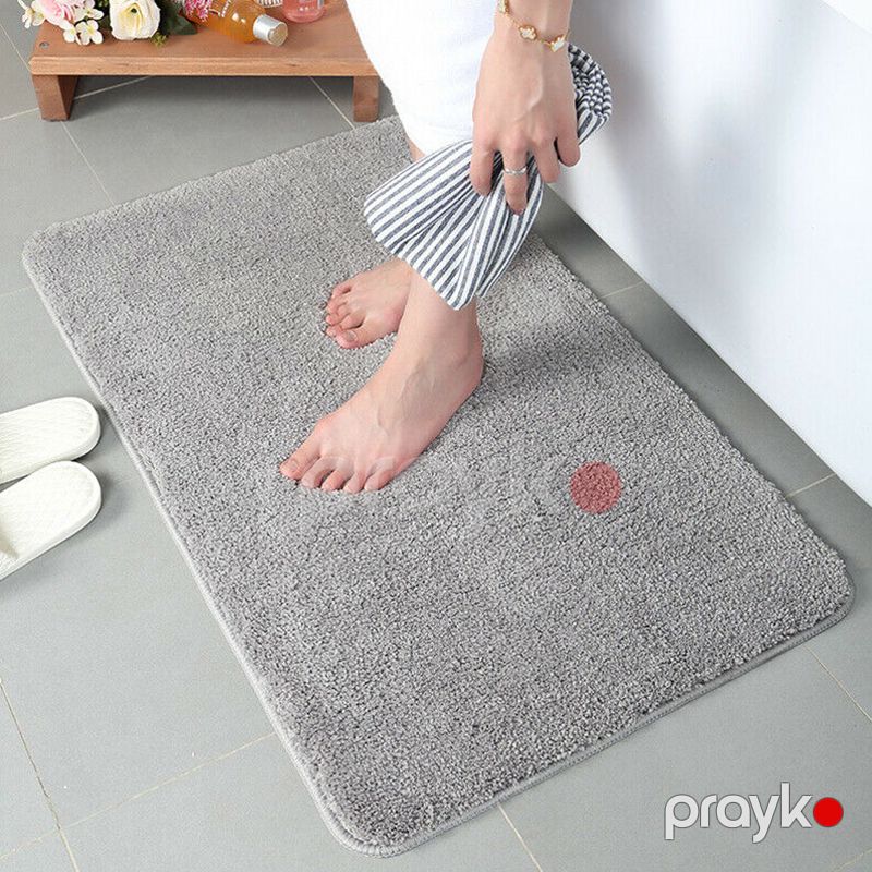 Yumşaq Mikrofiber Sürüşməyən əmici Vanna Pasxaları Hamam üçün Duş Xalçaları paspas 50x80sm ayaqaltı — Mallar, Bakı (8)