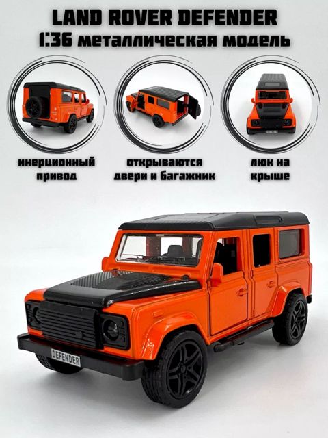 Avtomobil SS-243OR Land Rover Defender, narıncı/qara — Bakı