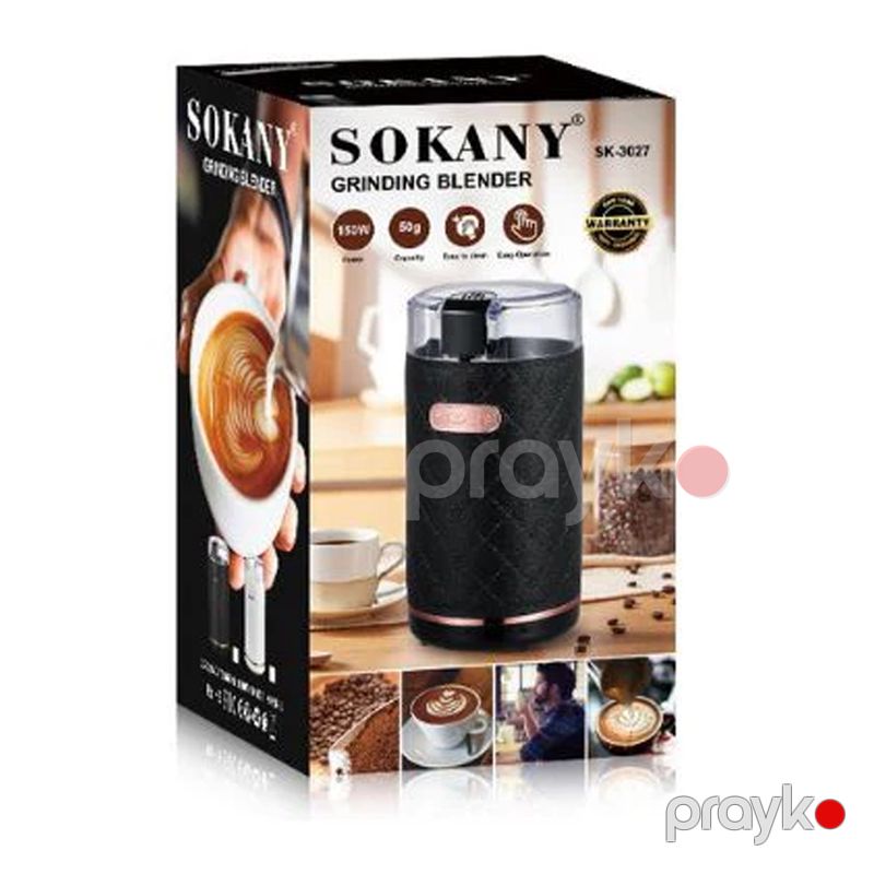 Sokany SK-3027 - Qəhvəüyüdən, Elektrikli Qəhvə Üyüdücü, Ədviyyat Üyüdücü 150 Vt Güclü Ev üçün Paxla Üyüdücü — Digər mətbəx texnikası, Bakı (6)