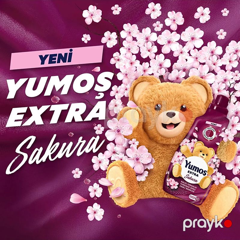 Yumoş Extra Sakura Yumuşatıcı 60 Yıkama 1.44 lt Yumoş Extra Çamaşır Yumuşatıcı Sakura 1440 ml — Mallar, Bakı (2)