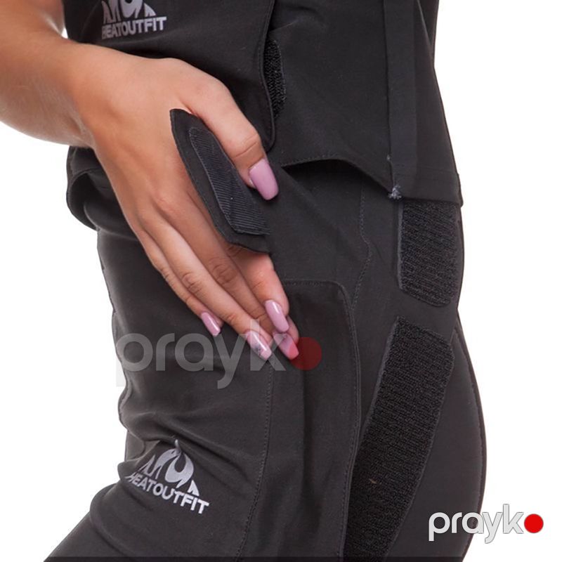 Arıqlama Şalvarı Heatoutfıt ST-2147 Qara Rengli Termo Ariqladici Sauna Şalvar — Gözəllik və səhiyyə, Bakı (2)