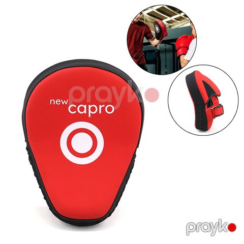 New Capro Əlcəkli Təlim Lapası Tək Qırmızı Rəngli Zərbəyə Davamlı Əl Üçün Lapa Capro Məşq Lapası — Bakı