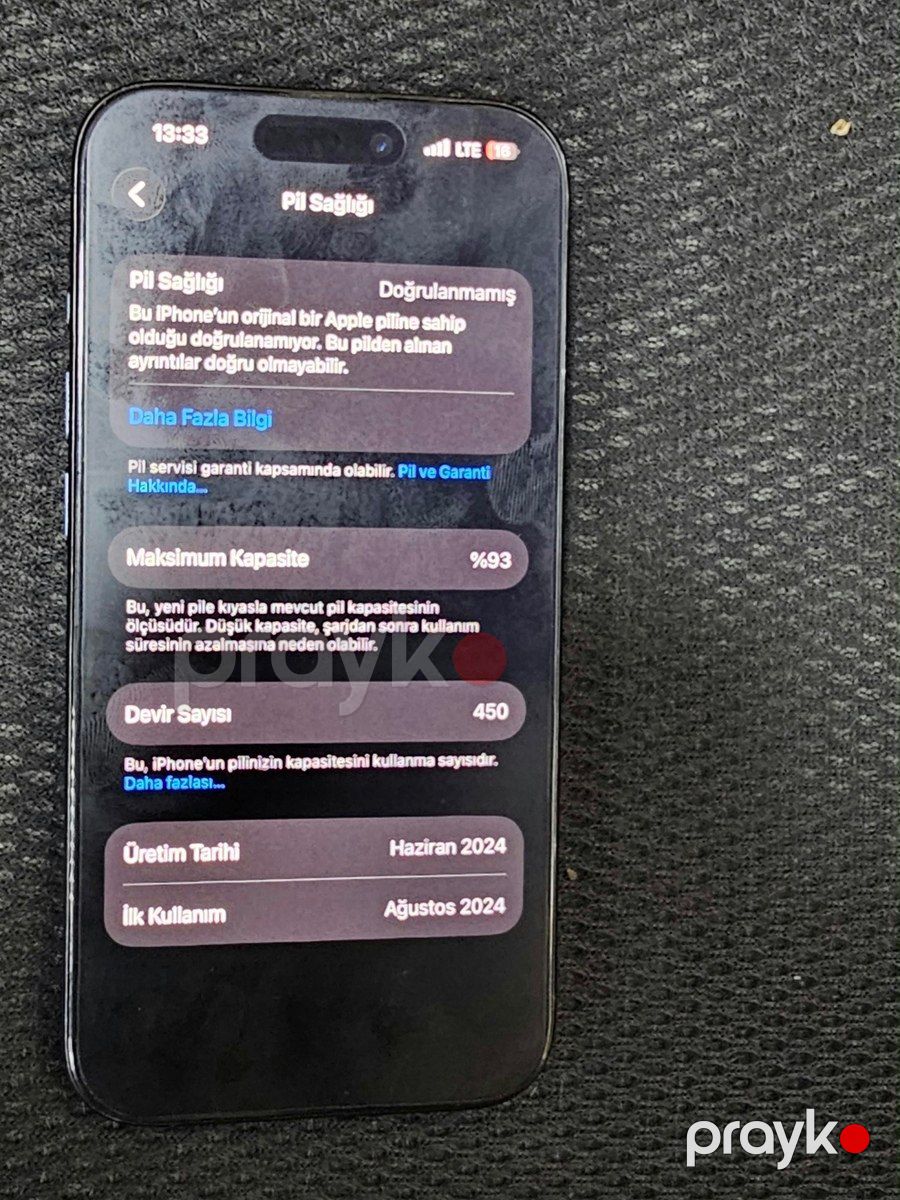 Apple iPhone 15 Pro Blue Titanium 256GB/8GB — Smartfonlar, Bakı (9)