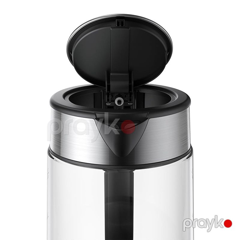 Xiaomi Yüksək Temperatura Davamlı Şüşə Çaydan 1,7 Litre Su İsitmə Gücünə Malik 2200W Dayanıqlı LED Seramik Çaydan — Elektrik çaydanları və termoslar, Bakı (5)