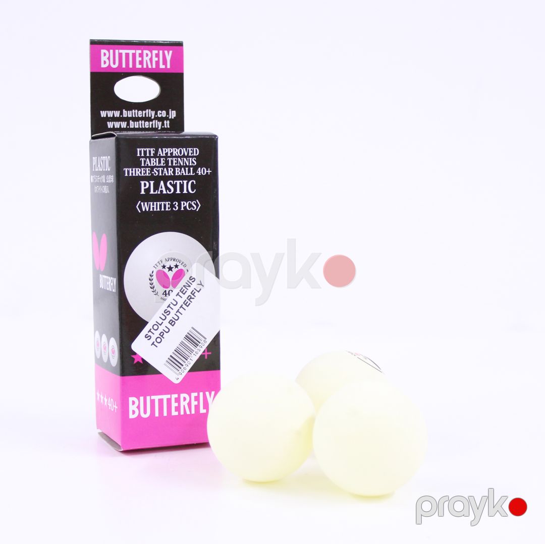 1 Qutu 3 Əd Ping Pong Topu 40mm Stolüstü Tennis Topları Plastik Kəpənək 3 Ulduzlu Top — İdman, hobi, istirahət, Bakı (2)