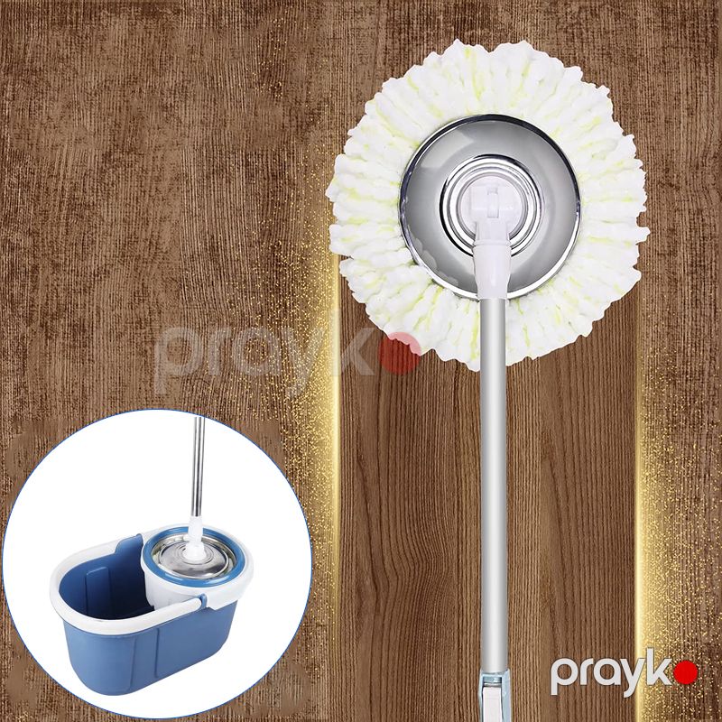 Döşəmə Təmizləyici Vedrə Dəsti 360° Mikrofiber Mop Başlığı Fırlanan Döşəmə Təmizləyici Mop 700ml Bs-008 — Mallar, Bakı (4)