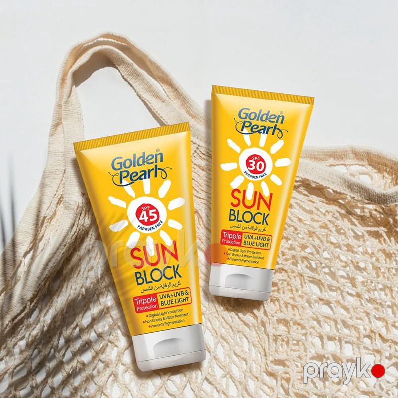 Golden Pearl Sun Block SPF 30 Günəşdən Qoruyucu Krem – 100 ml — Gözəllik və səhiyyə, Bakı (5)