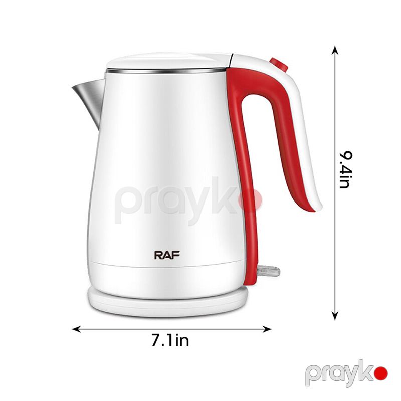 Yüksək Keyfiyyətli RAF Elektrikli Çaydan Paslanmayan Polad Material 2000 W Gücündə 1.8 L R.7845 — Elektrik çaydanları və termoslar, Bakı (6)