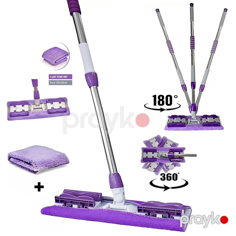 Qısqaclı Döşəmə Təmizləyici Mop Kafel, Divar, Səth və Şüşə Təmizləmək üçün Mop — Mallar, Bakı (5)
