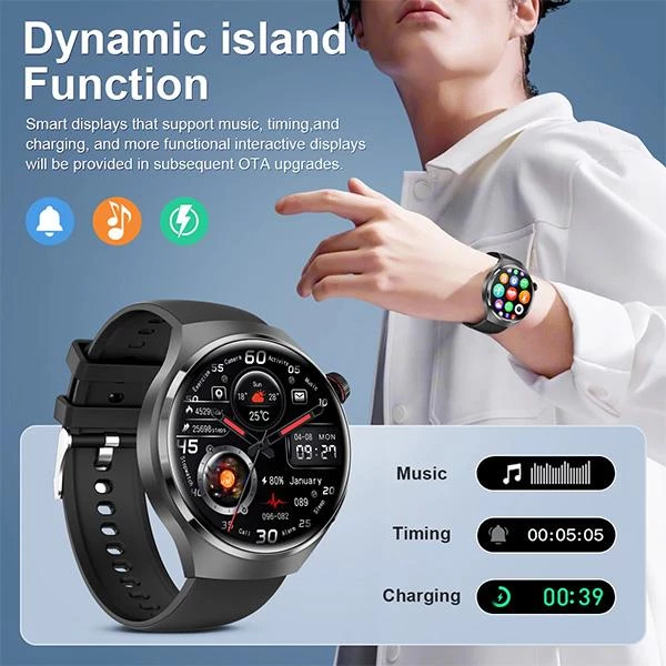 Smart Watch GT4 Pro ağıllı saat — Elektronika, Bakı (7)