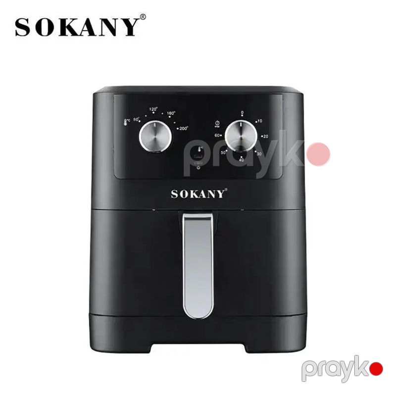 Sokany Çoxfunksiyalı Rəqəmsal Hava Fritözü 8L Tutuma Sahib Çıxarılan Yağ Konteynerli Air Fryer 2400W Aerofritür — Digər mətbəx texnikası, Bakı (2)