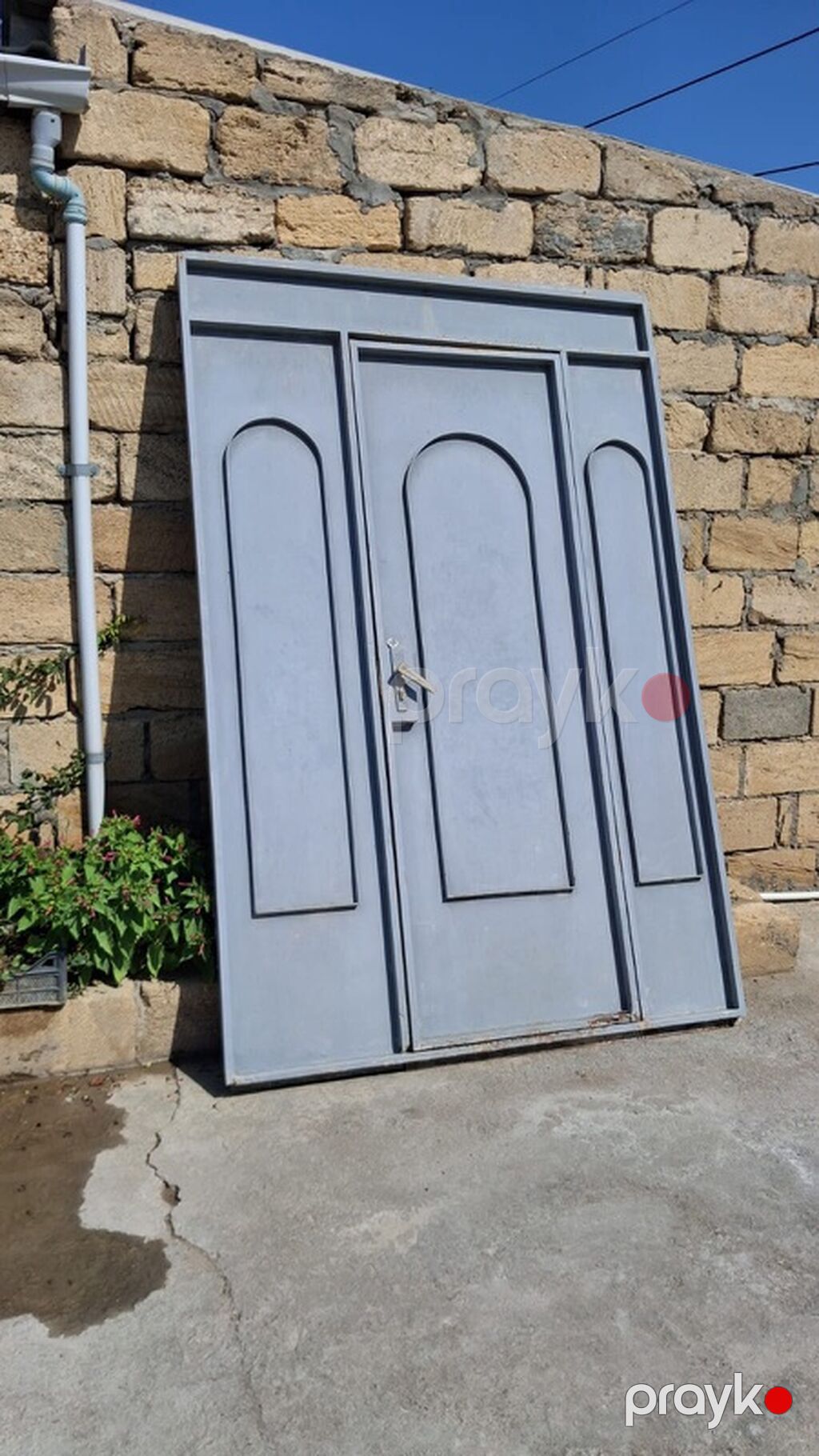Qalın metal listdən hazırlanmış qapı çərçivə/karkas, qapı tutacağı və — Pəncərələr, qapılar, balkonlar, Xırdalan (5)