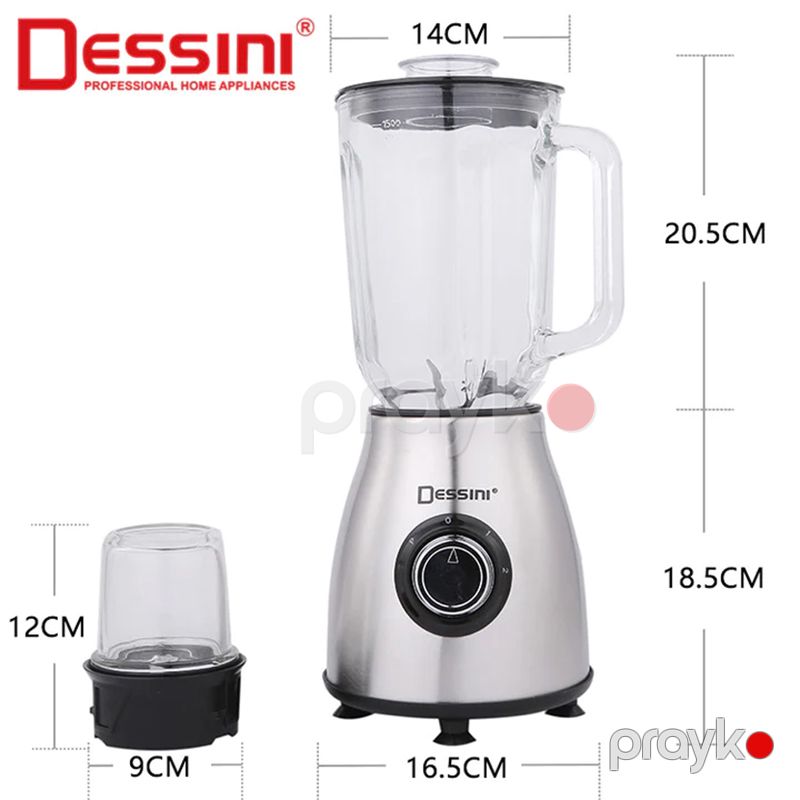 Dessını DS-227S Yüksək Keyfiyyətli Çoxfunksiyalı Blender Üyüdücü Başlığı İlə 1200W Güclü Tutumu 1,5L — Blenderlər, xırdalayanlar və mikserlər, Bakı (6)