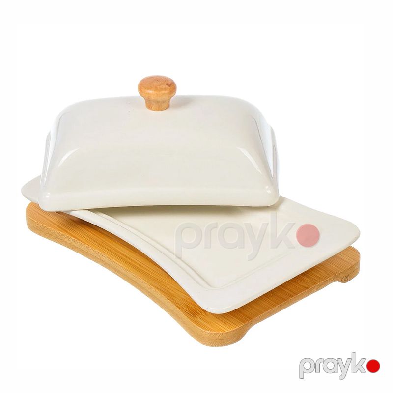 Y4-6617 Bambuk Material Yağ Qabı — Qablar və mətbəx əşyaları, Bakı (3)