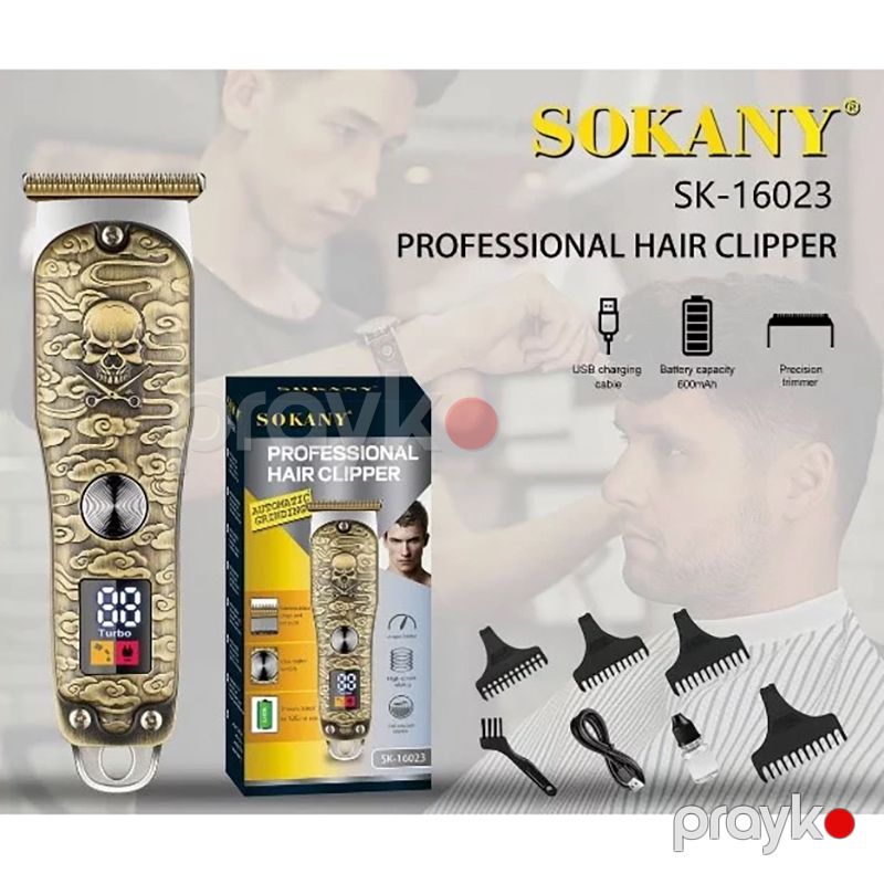 Sokany SK-16023 Trimmer Kişi Üçün Təraş Maşını Saç Saqqal Təraş Maşını — Usturalar, trimmerler və epilyatorlar, Bakı (6)