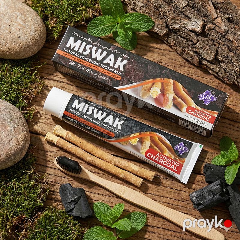 SAC Miswak Təbii Ağardıcı Diş Məcunu – Miswak Ekstraktı və Aktivləşdirilmiş Kömür Diş Məcunu 125 qr — Gözəllik və səhiyyə, Bakı (2)