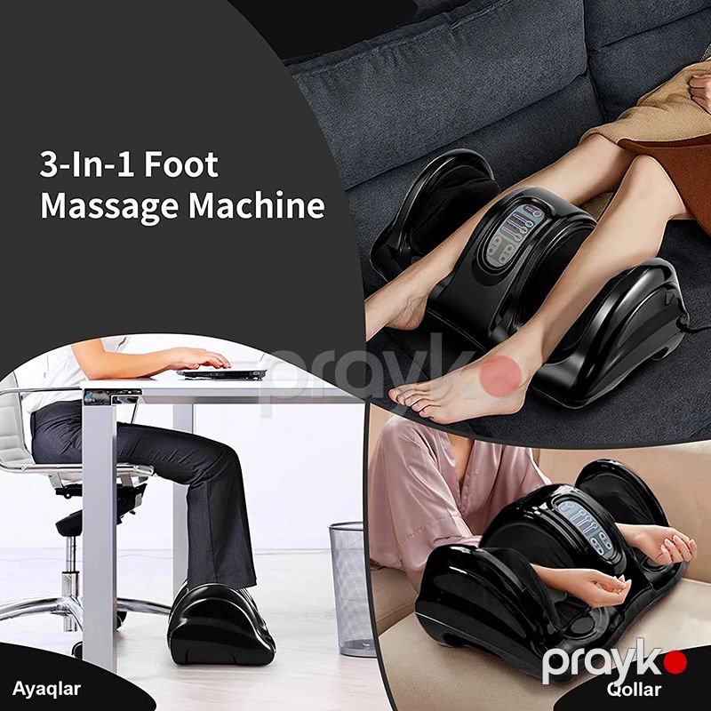 Elektrikli Shiatsu Ayaq Masajçısı Yoğurucu Ayaq Masaj Cihazı Rahatladıcı Ayaq Masaj Aparatı — Masaj aparatları, Bakı (5)